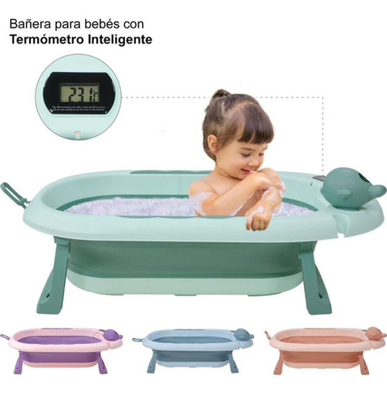 Tina Ba&ntilde;era Bebe Antiderrapante Portatil Plegab... image number null