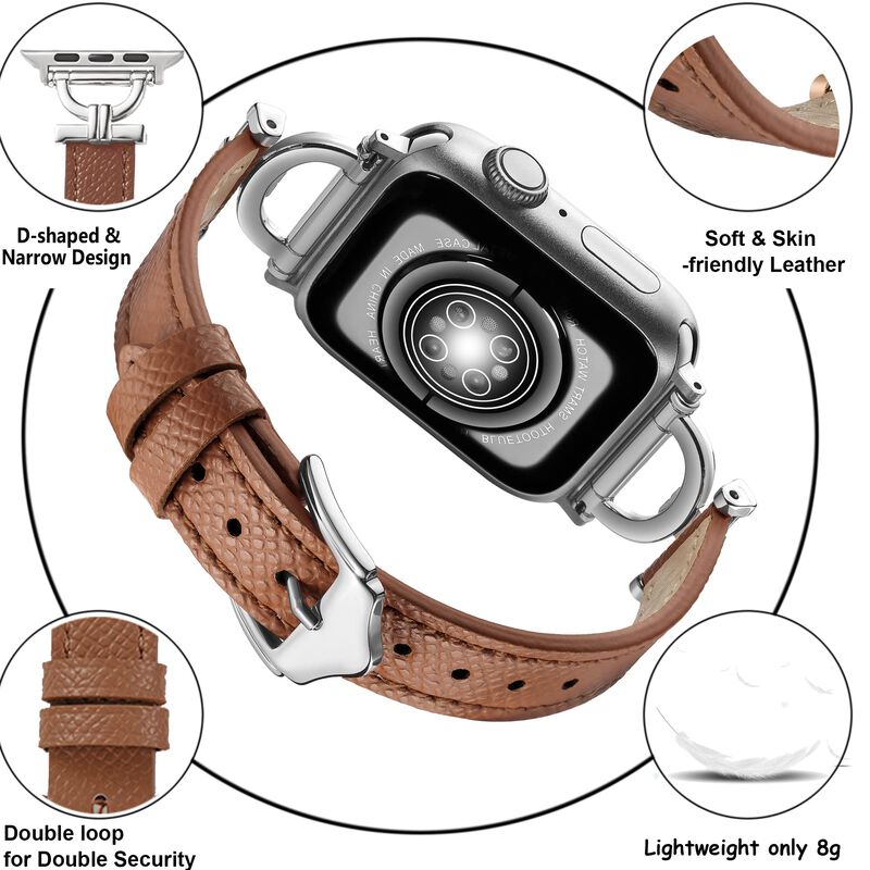 Correa de Cuero Osber para Apple Watch 42/44/45... image number null