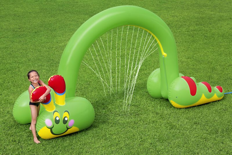 Oruga Inflable Gigante Lanza Agua 3 a 6 a&ntilde;os 3.... image number null