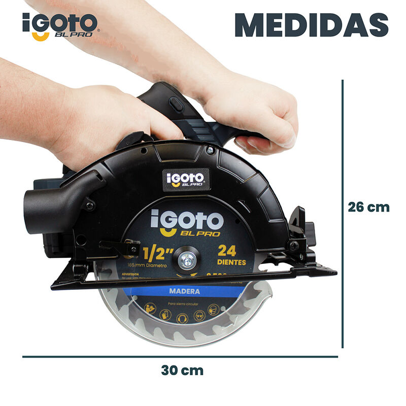Sierra Circular Corte Profundo Igoto Brushless ... image number null