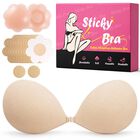 Sujetador Push-up Invisible Itree Sin Tirantes Adhesivo Beige