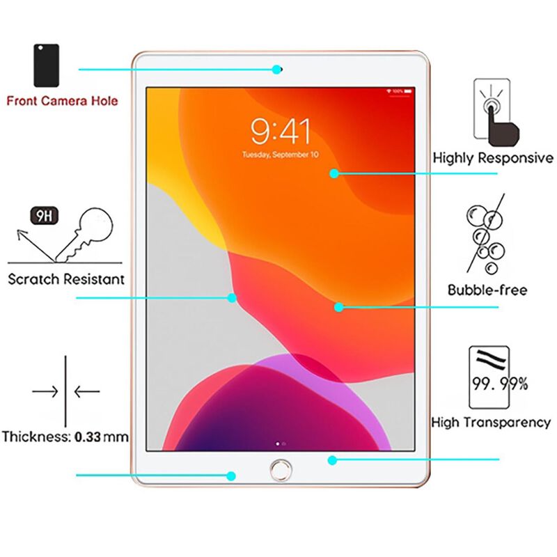 Mica Vidrio Mybat Para Ipad 9.7" Ipad Pro 9.7 A... image number null