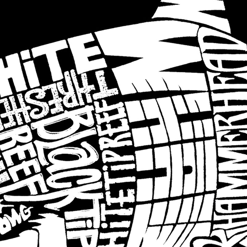 Camiseta Word Art Para Mujer - Especies de Tibu... image number null