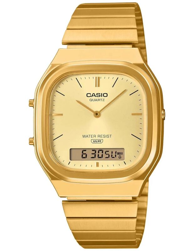 Reloj Casio Vintage Unisex AQ-240EG-9ACF dorado image number null