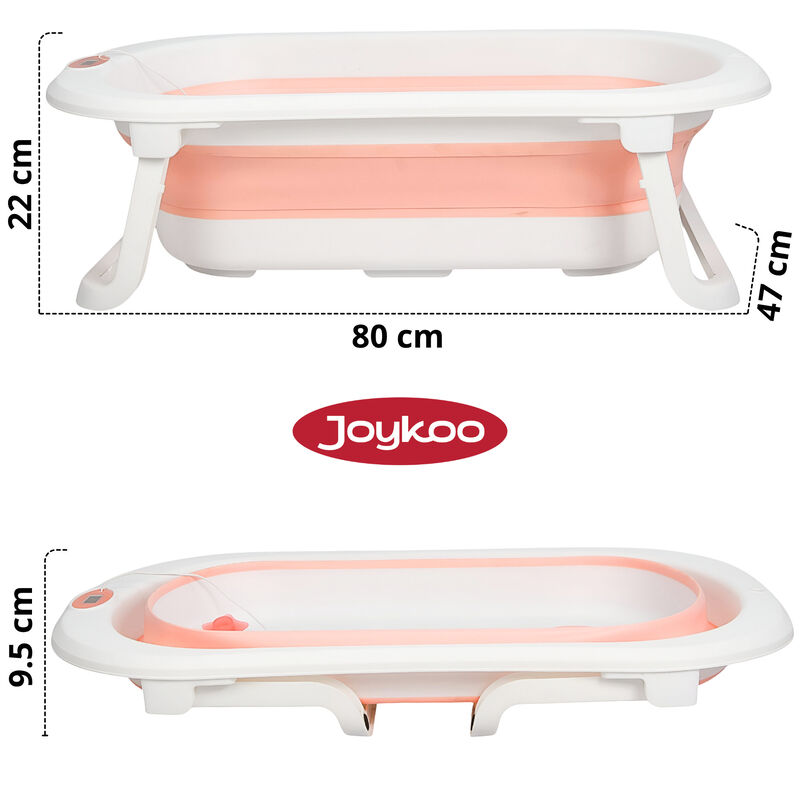Bañera para Bebé Plegable con Cojín Tapón de Dr... image number null