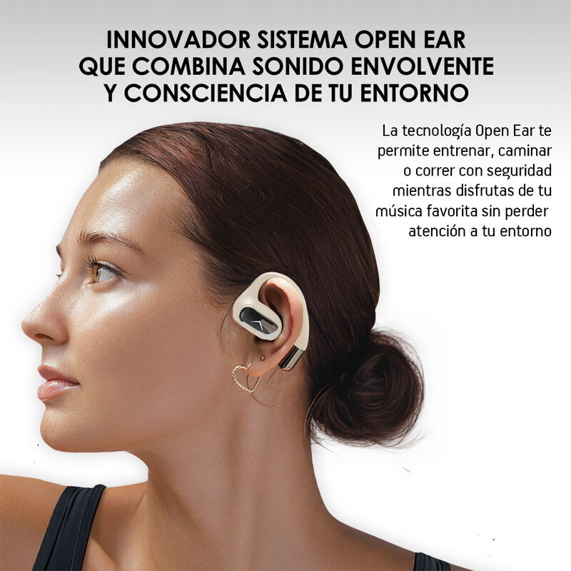 Audifonos Inalámbricos Sport Open Ear BT 5.3 Co... image number null