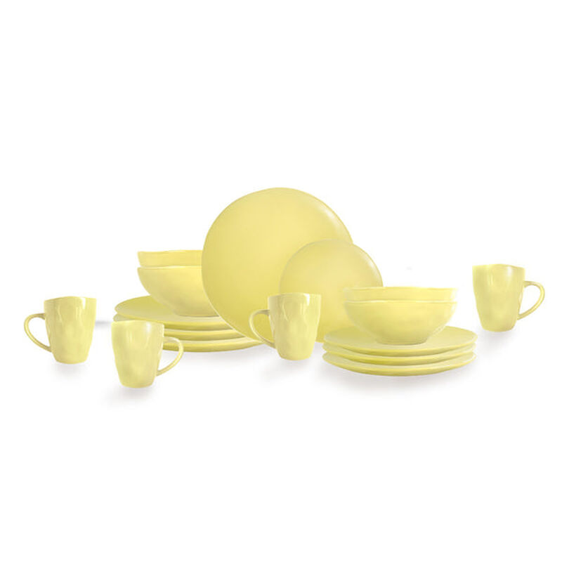 Vajilla Tove para 4 Personas &ndash; Cer&aacute;mica Amarill... image number null