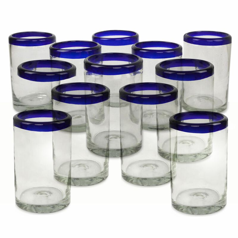 Vasos Artisan Accents 425 ml Azul Cobalto - Paq... image number null