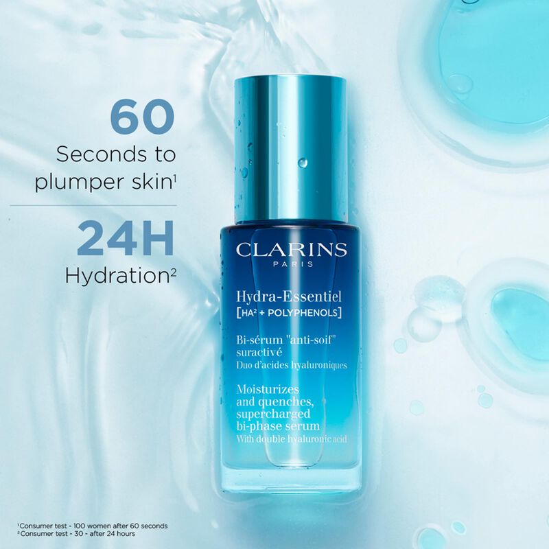 S&eacute;rum Facial Bif&aacute;sico Clarins Hydra-Essentiel 3... image number null