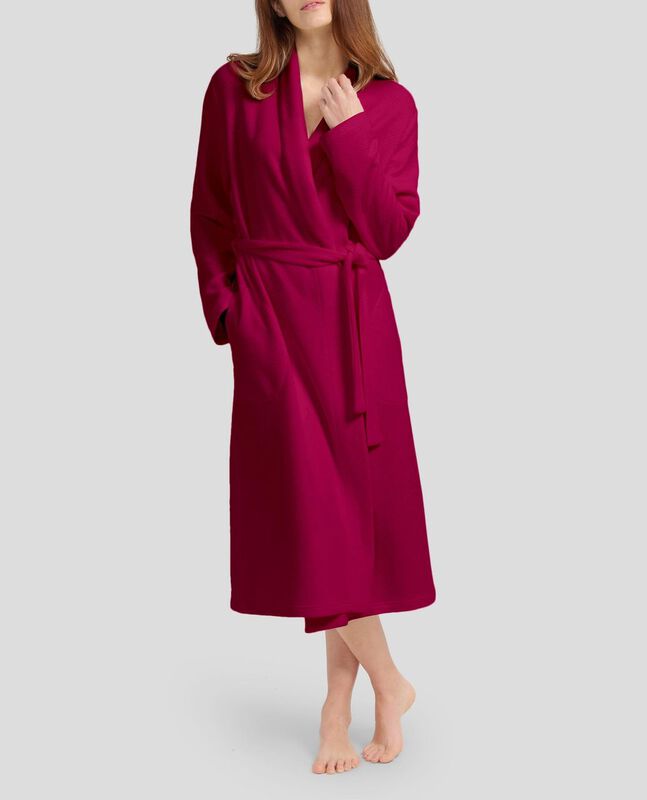 Bata Smoking con Vivo Fucsia image number null