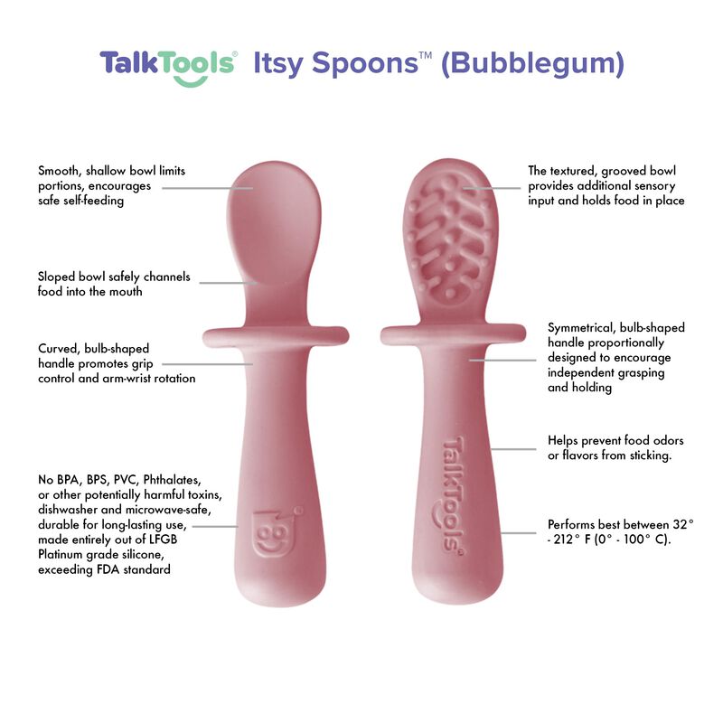 Cucharas Talktools Itsy Tiny De Silicona - Pack... image number null
