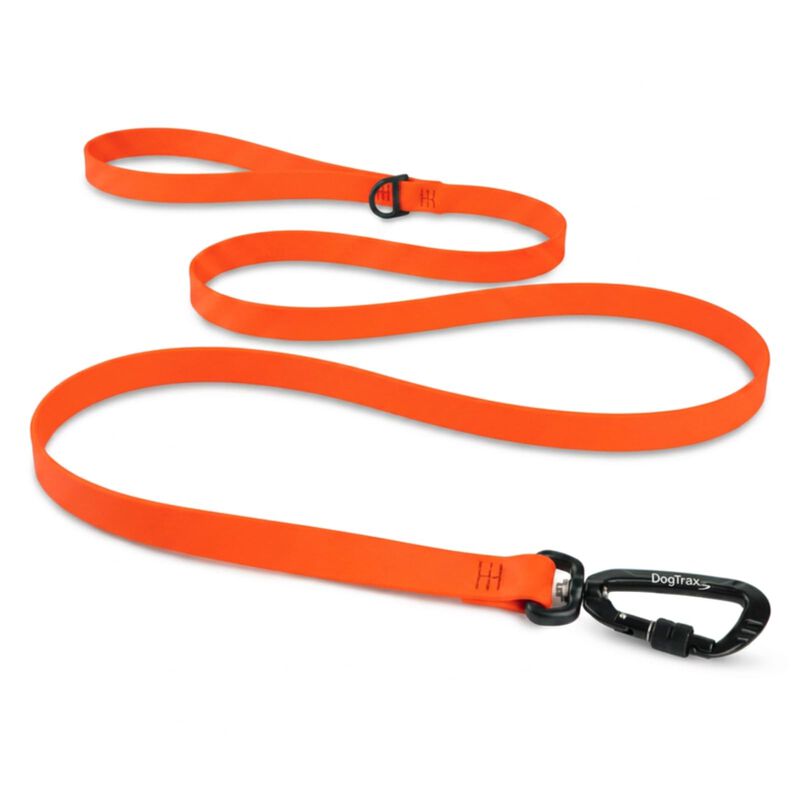 Correa Dogtraxs 1,5 m Naranja 3/4" Biothane image number null