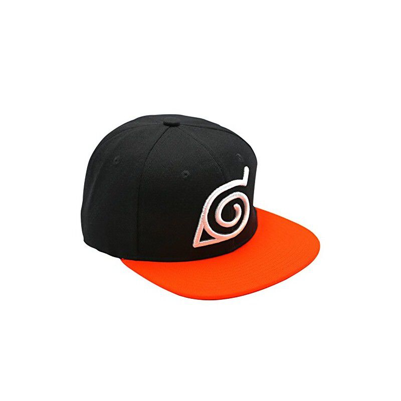 Gorra Snapback Naruto Shippuden Negra y Naranja image number null