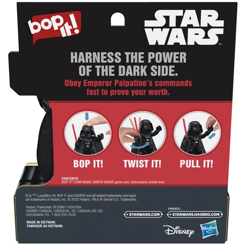 Juego Hasbro Bop It! Edici&oacute;n Darth Vader De Sta... image number null