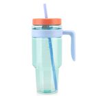 Vaso Cafezi 1500 ml De Pl&aacute;stico Tritan Con Pajilla