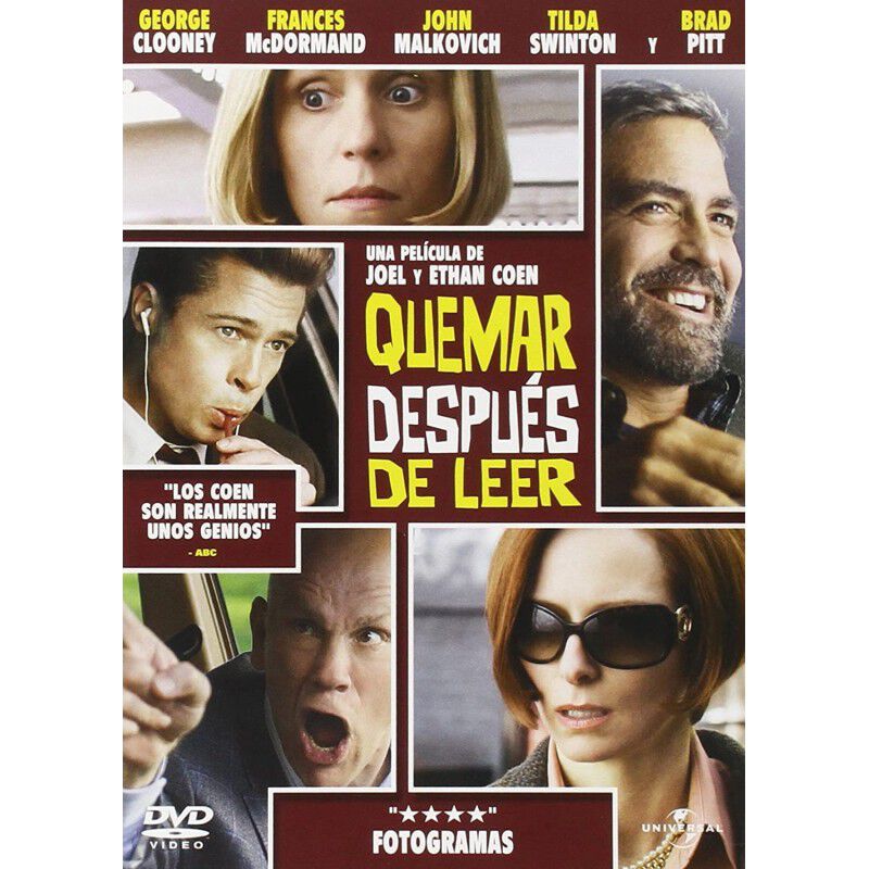 Quemar Despu&eacute;s De Leer [dvd] (2008) image number null