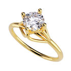 Anillo de Compromiso en Oro Amarillo 10K con Circonia -  Talla:5/ FJ601-10Y-CZ-5