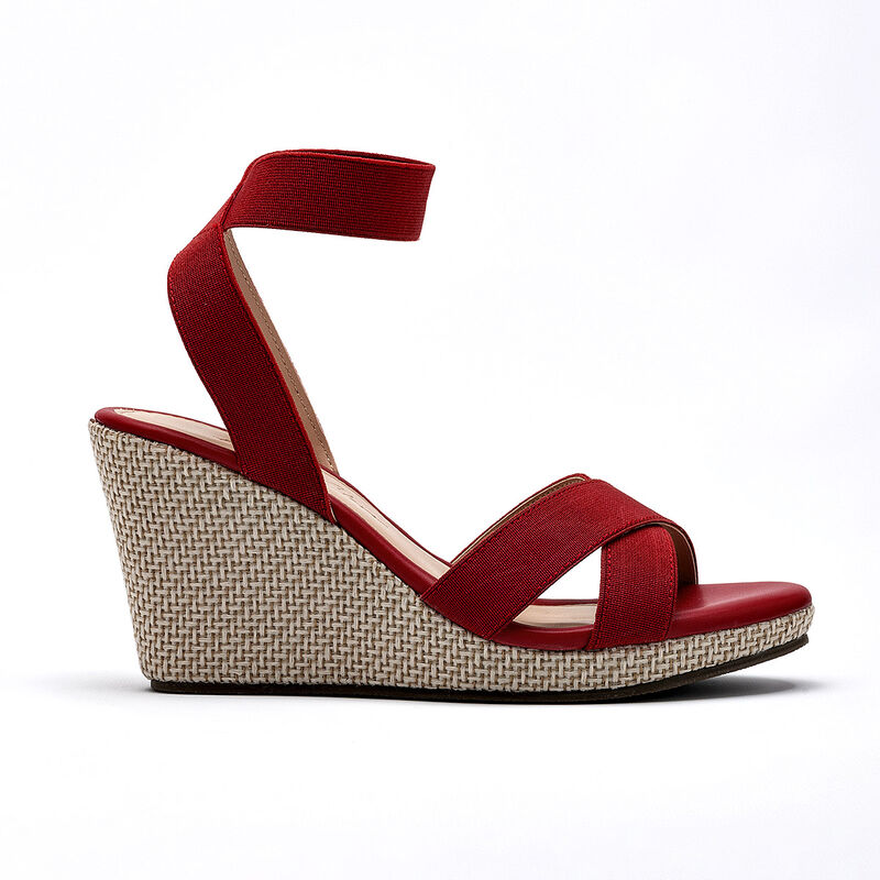 Been Class sandalia cu&ntilde;a para mujer rojo cod 14... image number null