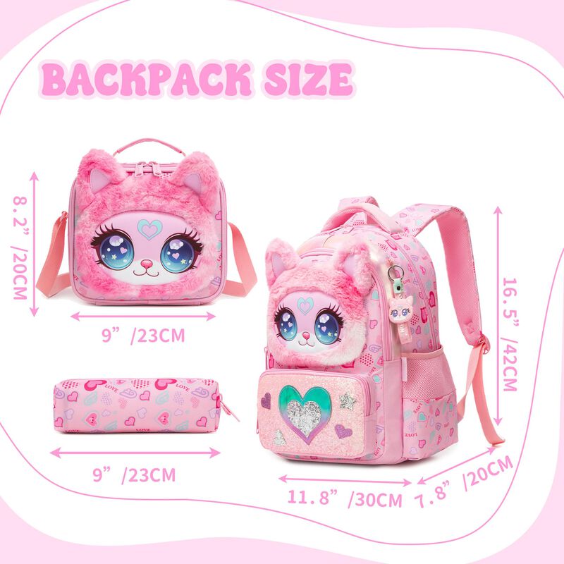 Mochila Meetbelify Rosa De 42 cm Para Ni&ntilde;as &ndash; M... image number null