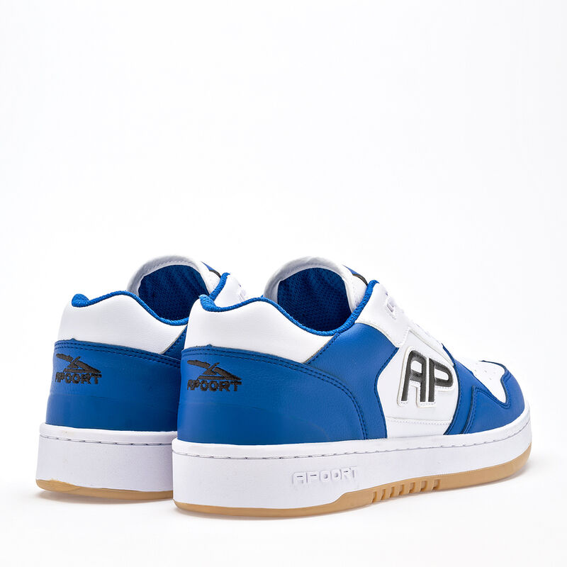 Apoort tenis para hombre blanco azul cod 141119... image number null