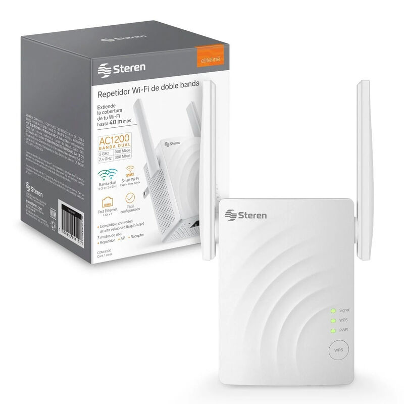 Repetidor Wi-Fi* de doble banda 24 GHz y 5 GHz ... image number null