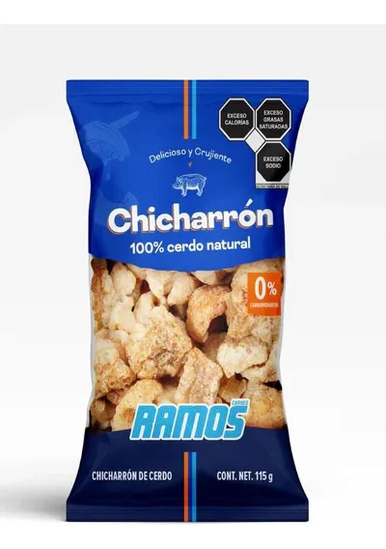 2 Bolsas Chicharrones Cerdo Natural Carnes Ramo... image number null