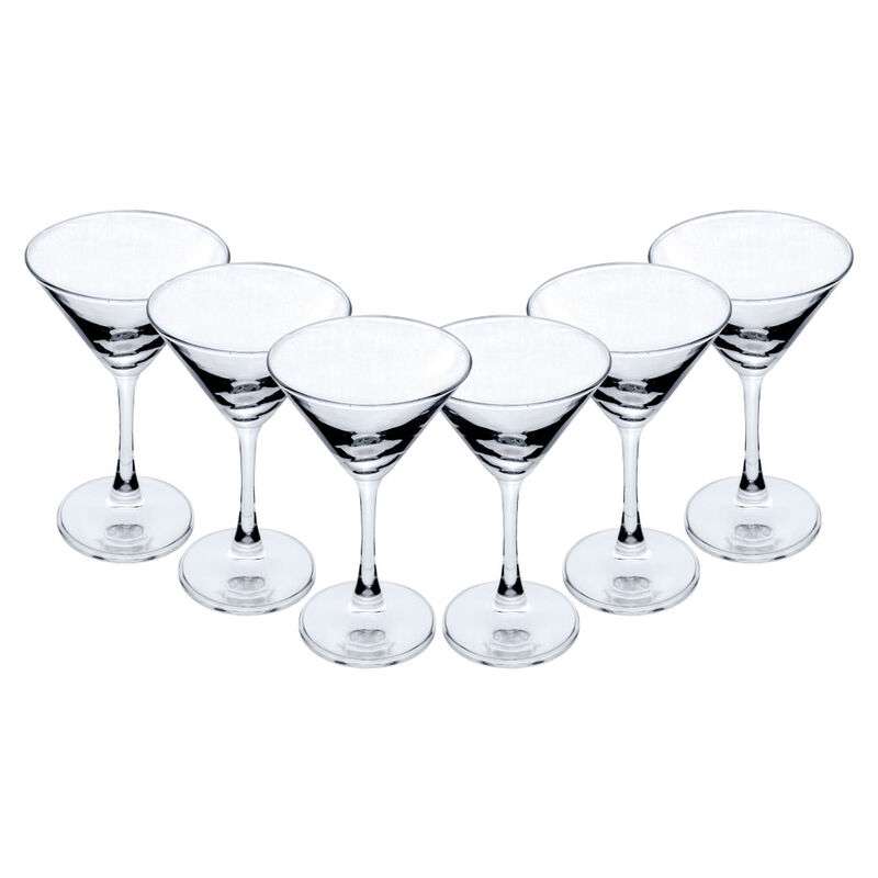 Set 6 Copas Martini Cristal Ideen 190 Ml image number null