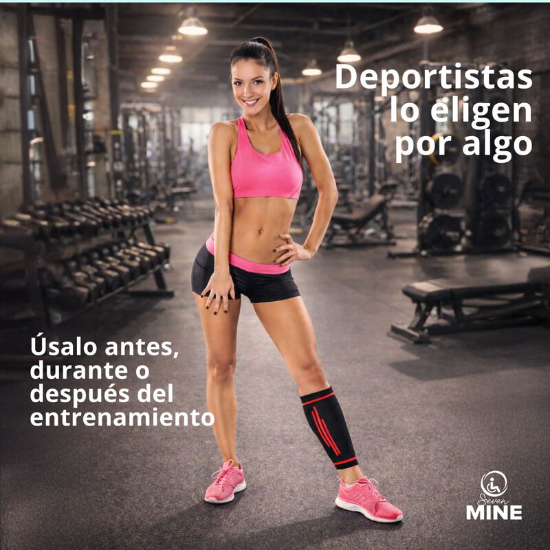 Soporte El&aacute;stico para Pantorrilla &ndash; Manga de Co... image number null