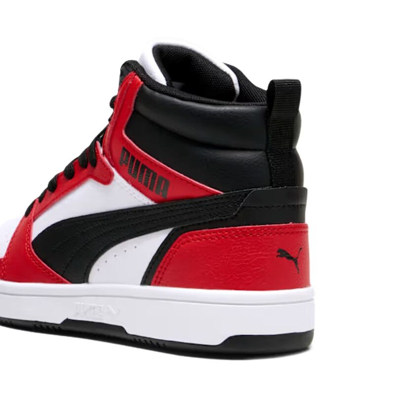 Tenis Jr Puma Rebound V6 Mid Rojo 39383103 image number null