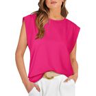 Camiseta Wiholl Sin Mangas Rosa Intenso - Estilo Casual