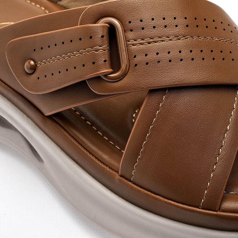 Been Class sandalia plataforma para mujer camel... image number null