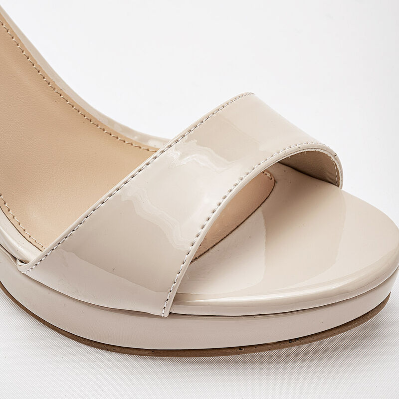 Clasben zapatilla abierta para mujer beige cod ... image number null