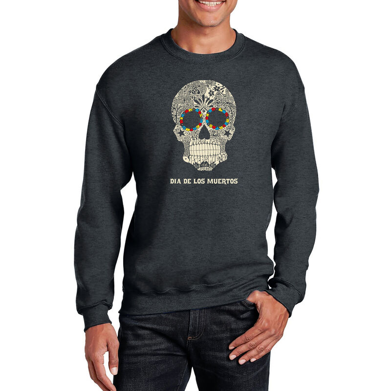 Sudadera De Cuello Redondo Word Art Para Hombre... image number null