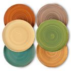 Platos De Cena Mora 6 Pzas 25 cm Helix Swirl Cer&aacute;mica