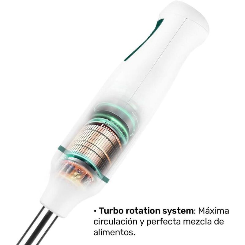 BATIDORA INMERSION TAURUS ROBOT500 INOX BLANCO image number null