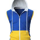 Sudadera Ohoo Chaleco Sin Mangas Con Cremallera Dcf052 Azul/blanco - M