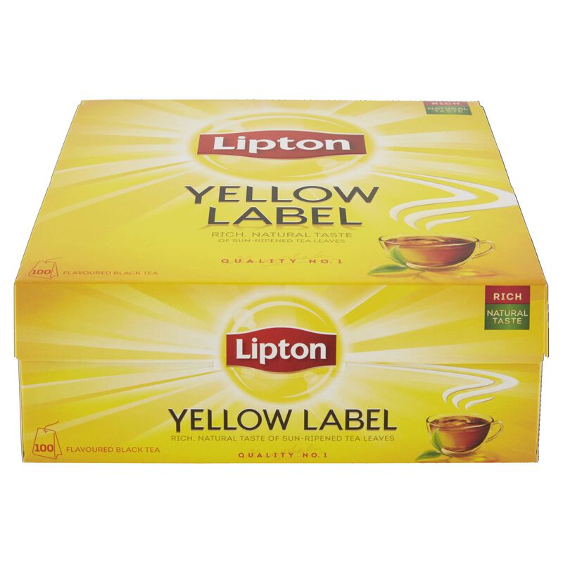 100 Bolsitas De T&eacute; Tea Lipton Yellow Label image number null