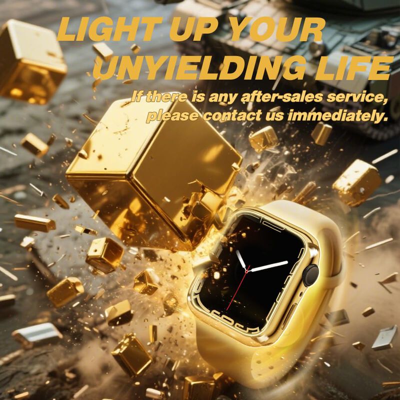 Funda Protectora TPU Dorada para Apple Watch 45... image number null