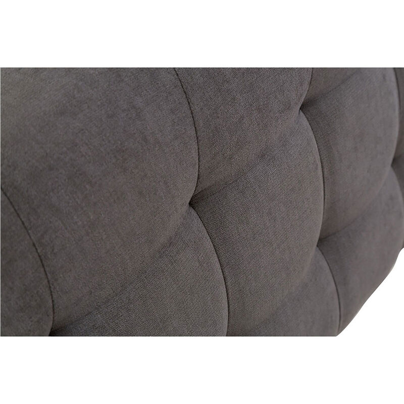 Cabecera Queen Size Dicasa Catania Gris Oscuro image number null