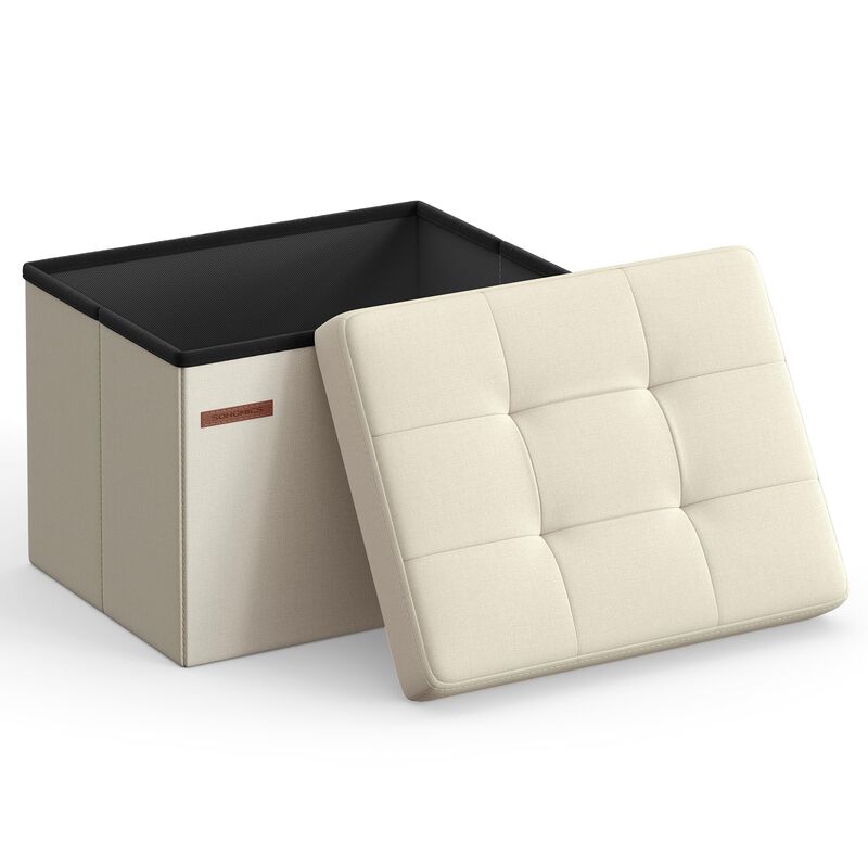 Otomana Plegable Songmics, Peque&ntilde;a, 32 Litros, ... image number null