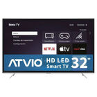 SmartTV Pantalla 32 pulgadas ATVIO RokuTV HD Led Dolby Audio