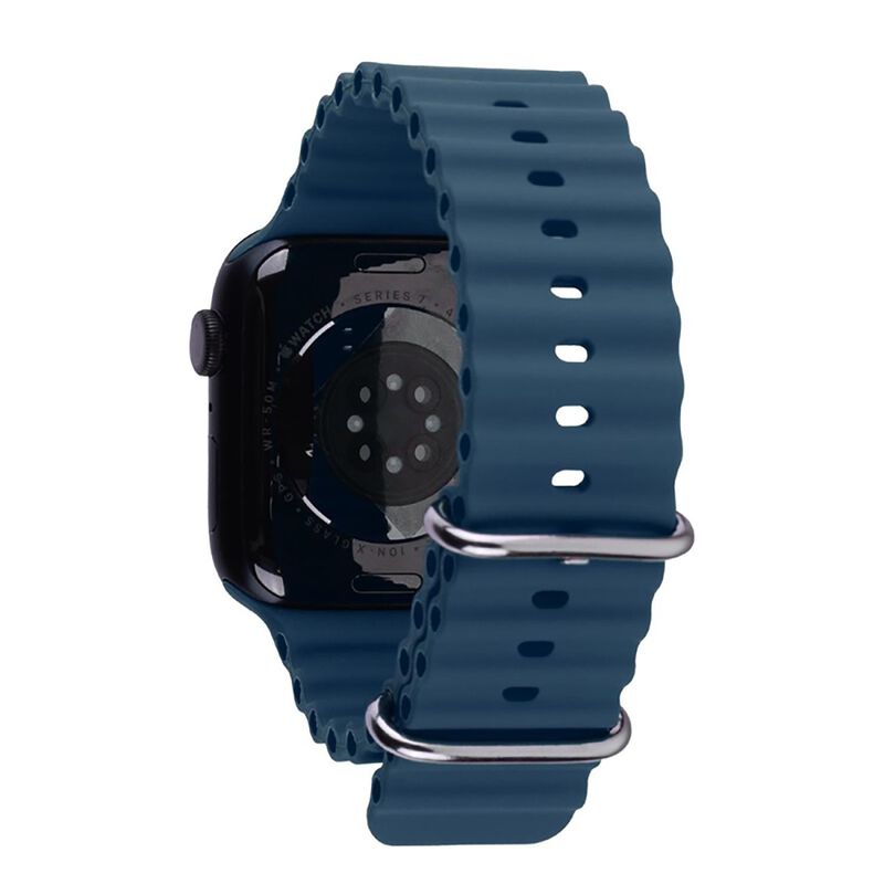 Correa Echelon Silicon Azul Para Apple Watch 9 ... image number null