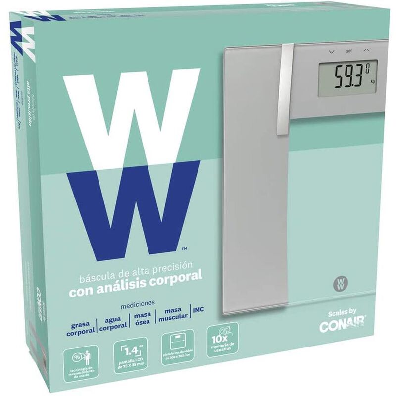 B&aacute;scula Digital Personal Control Peso Conair Gy... image number null