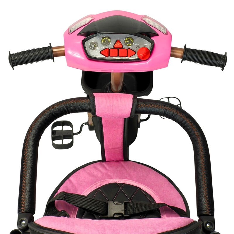 Triciclo Infantil Tipo Carriola con Bast&oacute;n Ajus... image number null