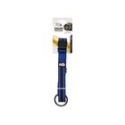 Fancy Pets Collar Con Ultra Grip Y Bandas Reflejantes Color Azul Tamaño Grande Para Perro