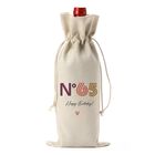 Bolsa De Vino Fbcczey 14 cm X 33 cm De Arpillera &ndash; Cumplea&ntilde;os 65
