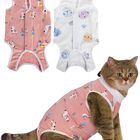 Traje De Recuperaci&oacute;n Para Gatos Anwa, Paquete De 2, Transpirable, Tipo Body Para Cirug&iacute;a