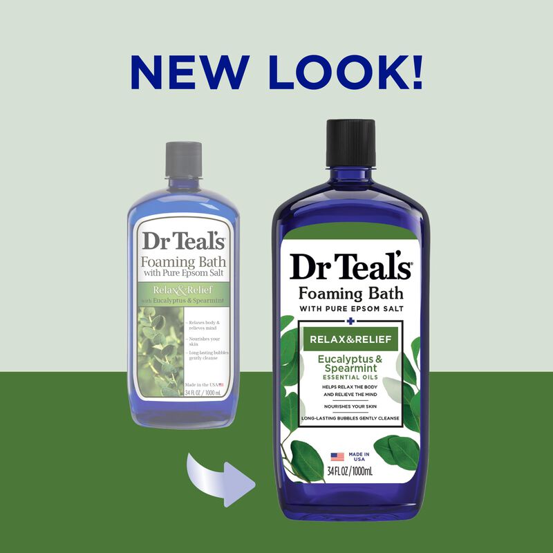 Ba&ntilde;o Espumoso Dr. Teal's Relax & Relief Eucalip... image number null