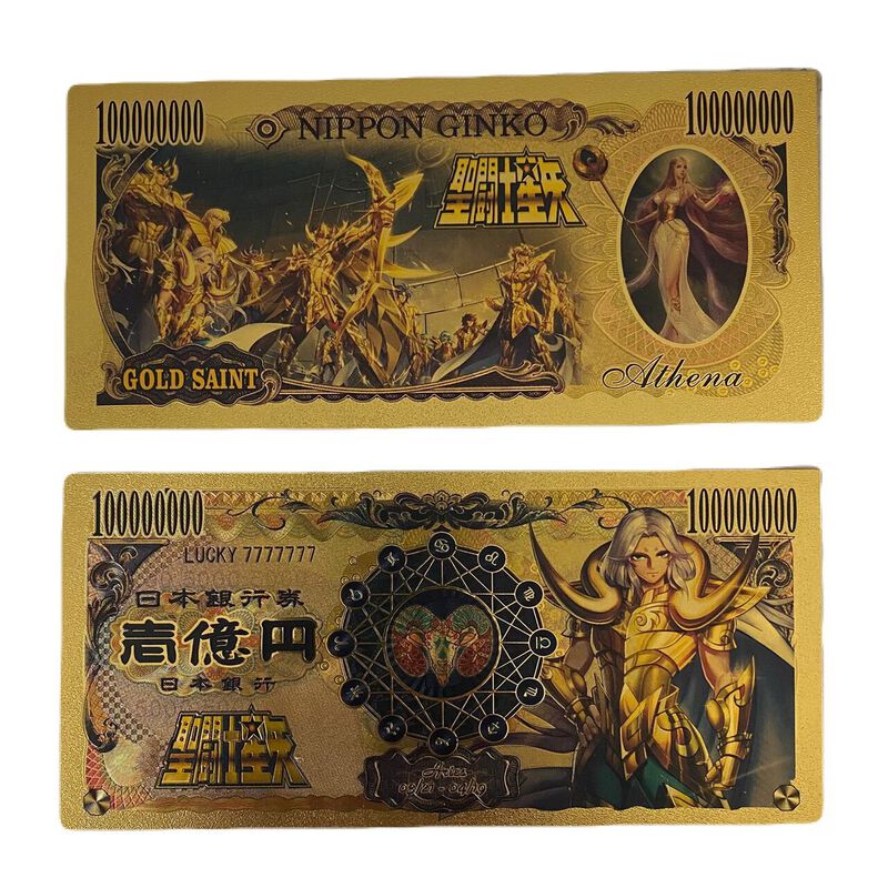 Billete Conmemorativo Anime Saint Seiya Gold Sa... image number null