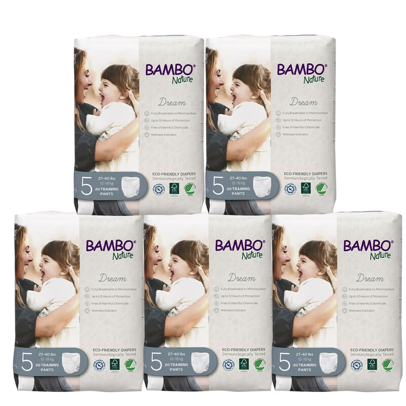 Calzón Entrenador Bambo Nature Dream 100pz T5 image number null